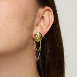 Esther chain earrings, silver plated, Pure by Nat