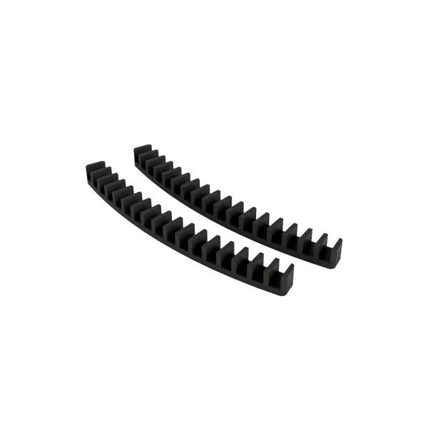Double Vinyl Holder for Display LUNA, black, KRISTIAN JUUL