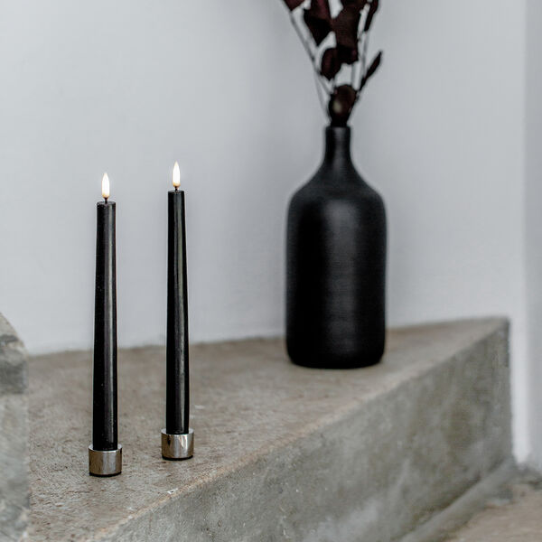 Light Candleholder 2 pcs, matte black, Uyuni Lighting