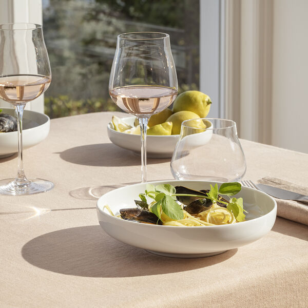 KOPPEL tiefer Teller 21 cm, wei&szlig;, Georg Jensen