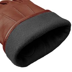 Liam Leather Gloves, tobacco, Kessler