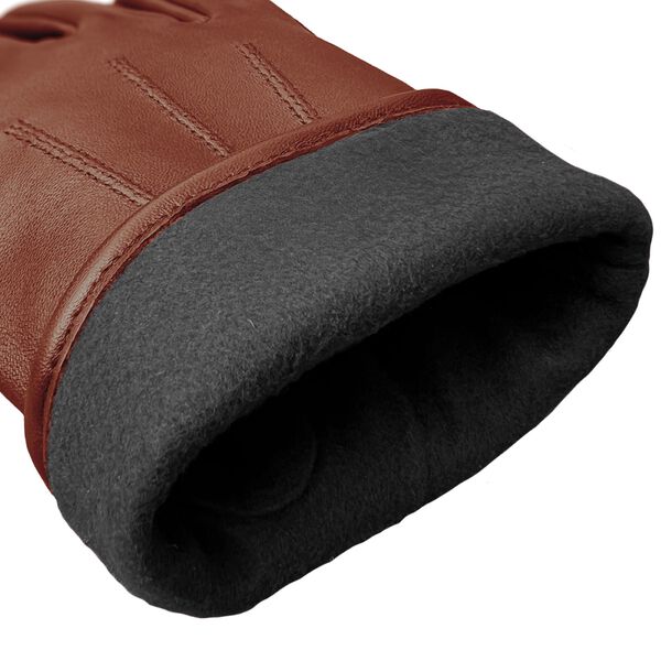Liam Leather Gloves, tobacco, Kessler