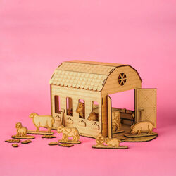The Farm Wooden Toy | Barn Life, Crateit