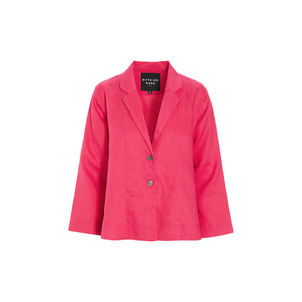 Airy linen a-shape jacket, rhododendron, BITTE KAI RAND