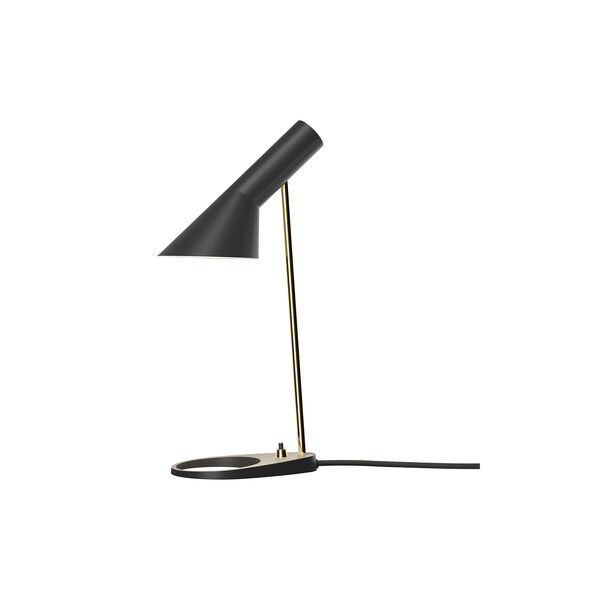 AJ Mini Table Lamp, brass/black, Louis Poulsen