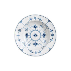 Musselmalet Gerippt tiefer Teller &Oslash; 17 cm, Royal Copenhagen