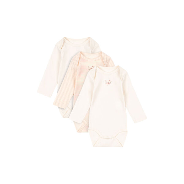 Fio Stripe 3-pack LS Body, blush mix, Konges Sl&oslash;jd