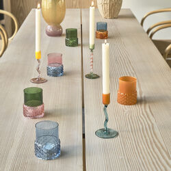 Styles Teelichthalter, blau, Villa Collection