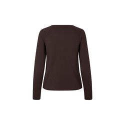 Wool & Cashmere Cardigan , black brown, Rosemunde