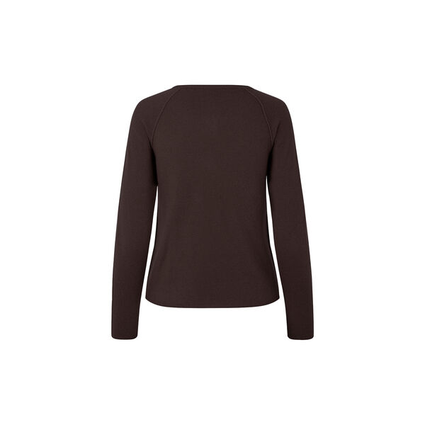 Wool & Cashmere Cardigan , black brown, Rosemunde