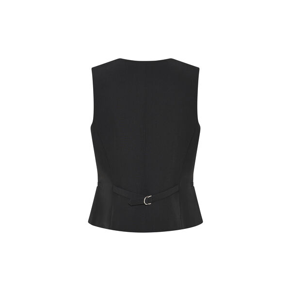 RubySusBBBielle waistcoat, black, Bruuns Bazaar