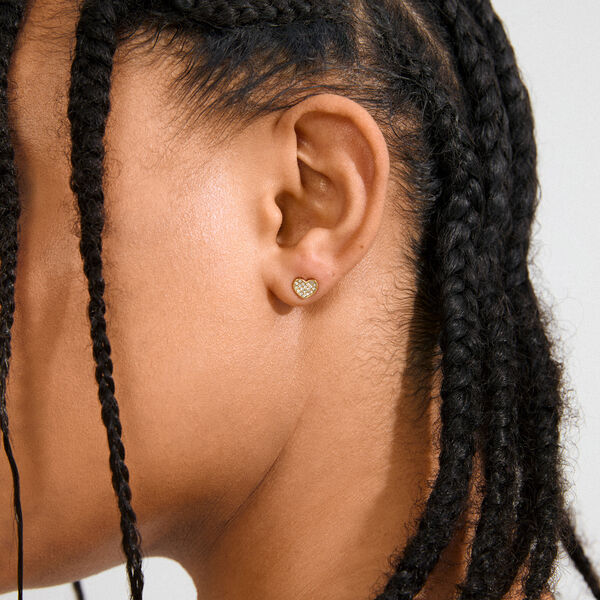 EMMETT earrings, gold plated, Pilgrim