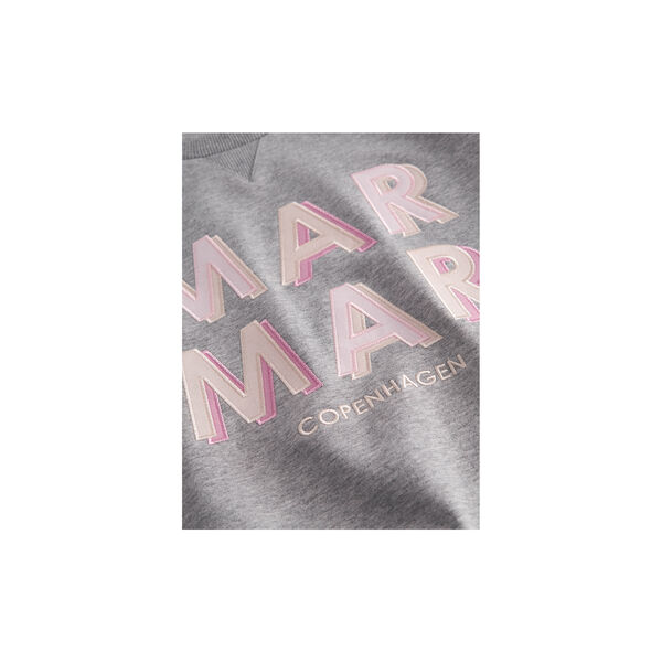 Theos Sweatshirt, Logo in pink, MarMar Copenhagen