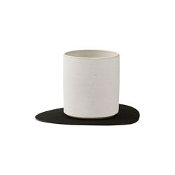 Corduroy glass mat Curve, black ink, LIND DNA
