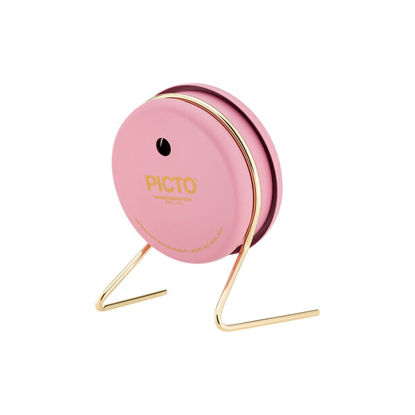 PICTO Table Clock, flamingo pink, PICTO