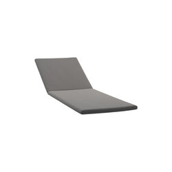 Pelagus Cushion for Sunbed, charcoal, Fritz Hansen
