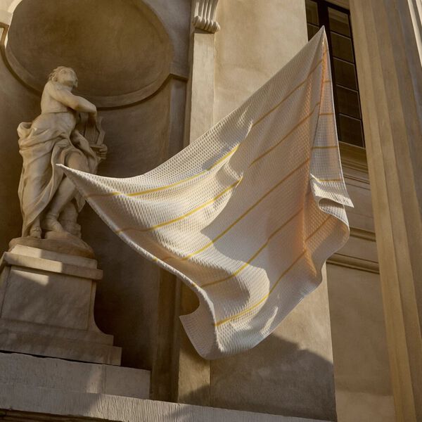 SPECIAL EDITION 3 Beach Towel, sunflower stripes, Georg Jensen Damask