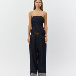 MishaSW Jeans aus Raw Denim, dark denim blue, Sofie Schnoor