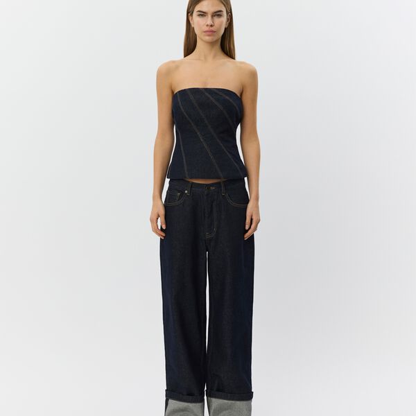 MishaSW Jeans aus Raw Denim, dark denim blue, Sofie Schnoor