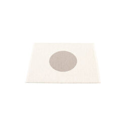 Vera Plastic Rug, mud/vanilla, Pappelina