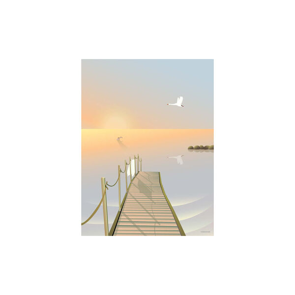 Badebr&uuml;cke Plakat, ViSSEVASSE