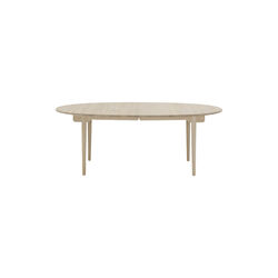 CH338 Dining Table, soap treated oak, Carl Hansen & Søn