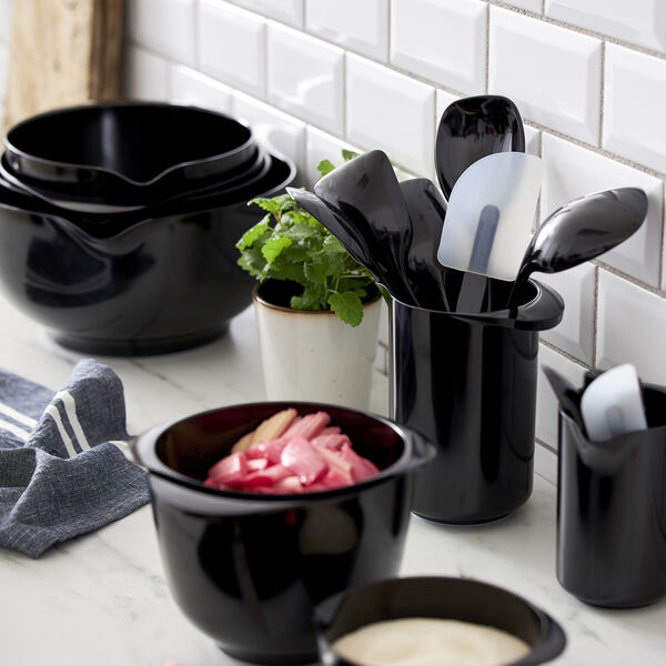 NEW Classic Cooking Spoon, carbon black, Rosti