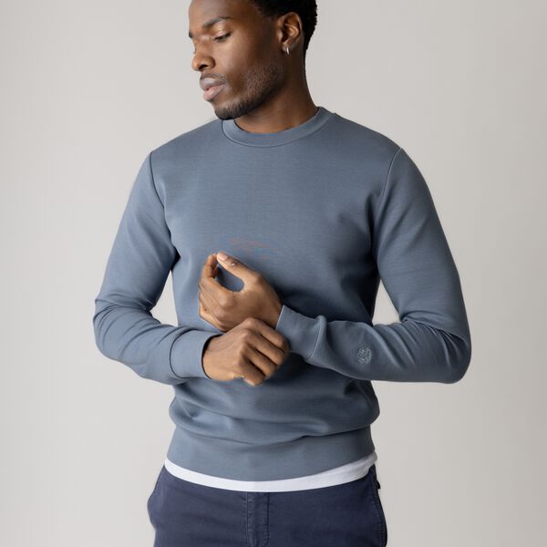 MMGAbel Crew Neck Sweat, flint stone, MOS MOSH Gallery