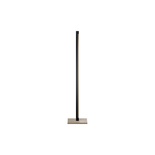 INLAY F1 LINEAR Floor Lamp, matt black/satin gold, LIGHT-POINT