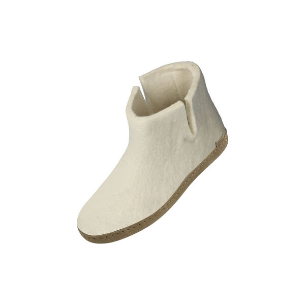 Filzstiefelette, weiß Filzstiefelette, weiß, Glerups