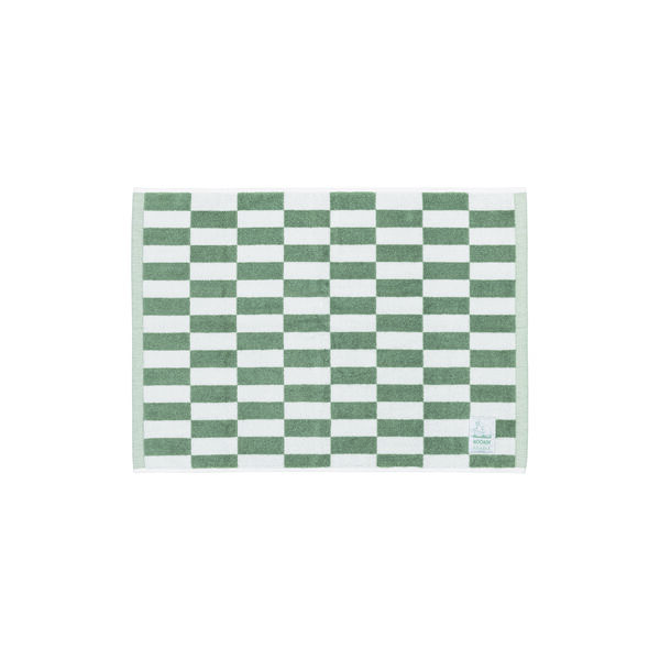 Moomin bathmat Checks green, Moomin Arabia