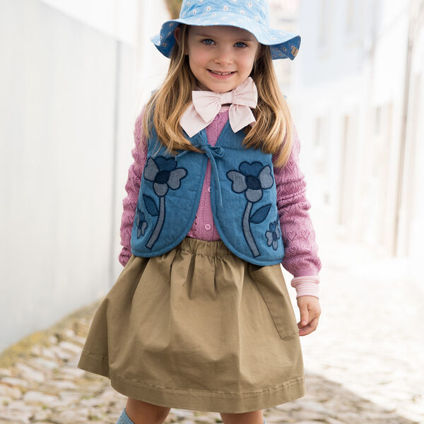 Joyce Weste, blue denim, MarMar Copenhagen