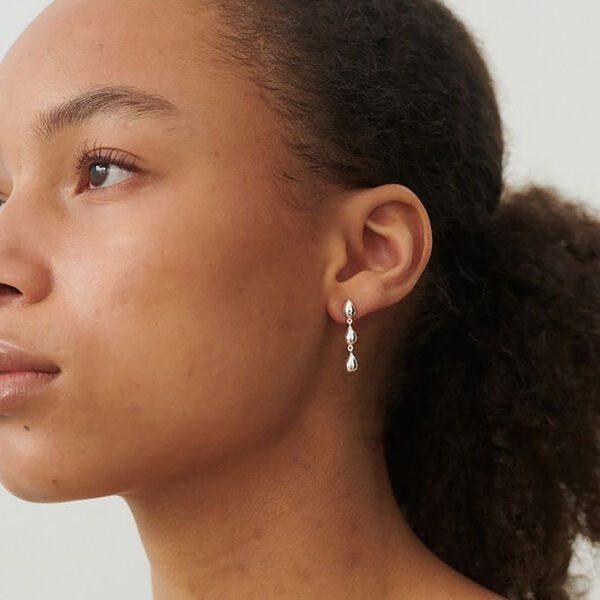 Rain Earrings, silver, Pernille Corydon Jewellery