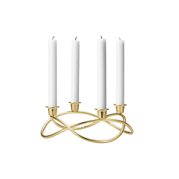 Season Kerzenhalter, gold, Georg Jensen