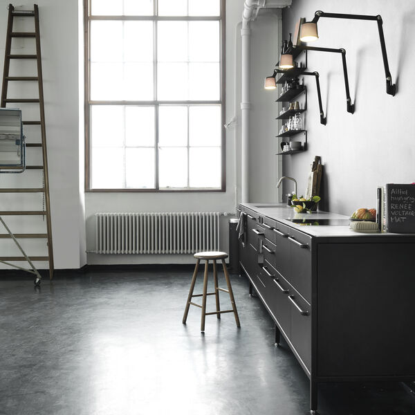 VIPP522 Wandleuchte, schwarz, Vipp