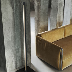 INLAY F1 LINEAR Floor Lamp, matt black/satin gold, LIGHT-POINT