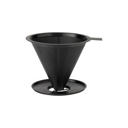 Nohr Slow Brew Dripper with Filter, black metallic, Stelton