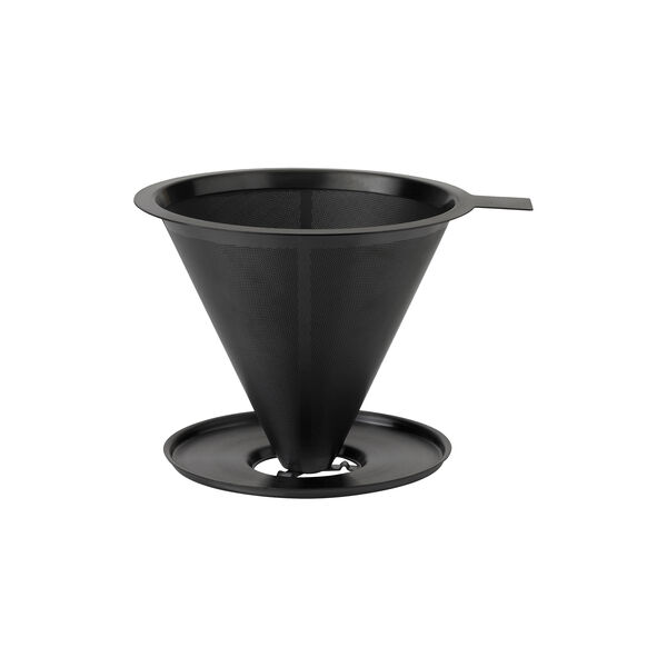 Nohr Slow Brew Dripper with Filter, black metallic, Stelton