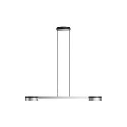 BLADE S2 SLIM Pendant, matt black/satin silver, LIGHT-POINT