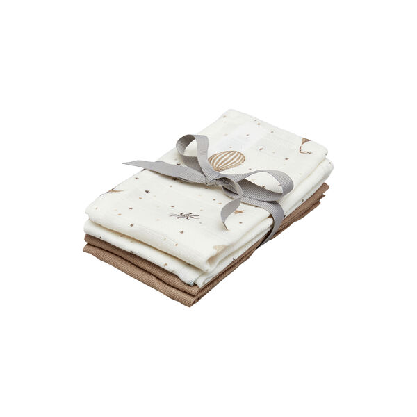 Waschlappen im 4er-Pack, mix dreamland/camel, Cam Cam Copenhagen