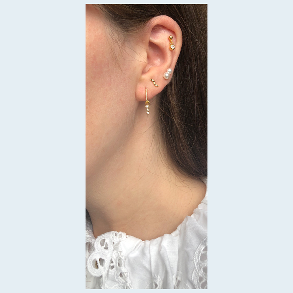 Charm Huggie, The Earring Shop