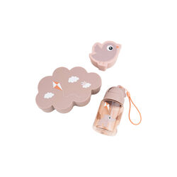 Spielplatz-Snack & Brotdose mit Trinkflasche, pulver, Done by Deer