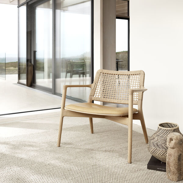 VIPP488 Cabin Loungesessel, helle Eiche/Sand, Vipp