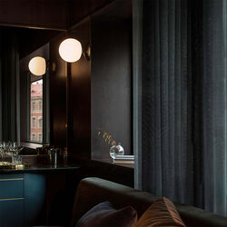 Lord 1 Ceiling/Wall Lamp, brass/opal Lord 1 Ceiling/Wall Lamp, brass/opal, Rubn