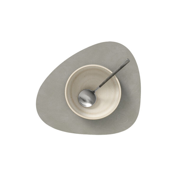Nupo table mat Curve S, light grey, LIND DNA