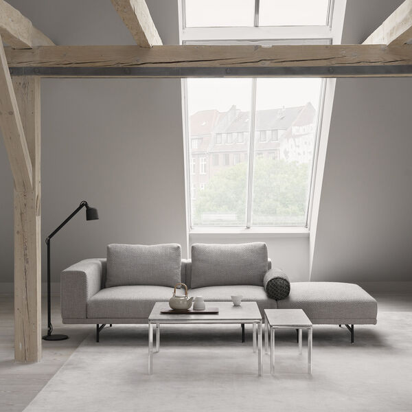 VIPP427 Couchtisch, quadratisch, ozeangrau, Vipp