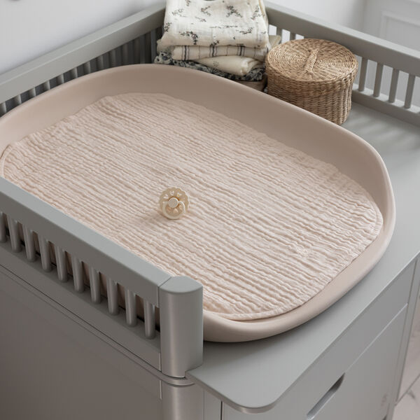 Nursing Towel Muslin, rose, Sebra