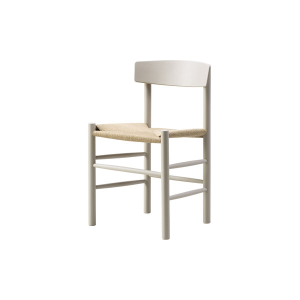 J39 Mogensen Stuhl, pebble grey/natur, Fredericia Furniture