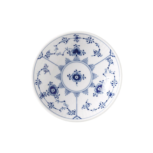 Musselmalet Gerippt Schale 9 cl, Royal Copenhagen