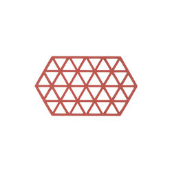 Triangles Trivet, burned red, Zone Denmark